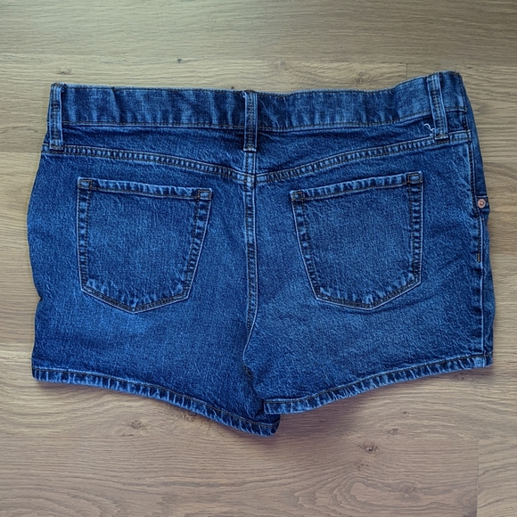 Isabel Maternity Midi Jean Shorts, Size 8 - Picture 2 of 3
